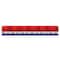 Beistle 10ft. Red, Silver & Blue 3-Ply Metallic Fringe Drape